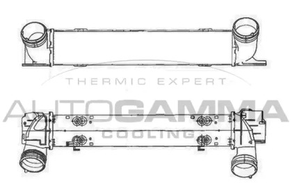 Интеркулер AUTOGAMMA 104938