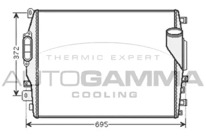 Теплообменник AUTOGAMMA 104965