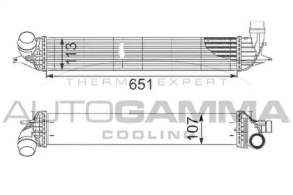 Теплообменник AUTOGAMMA 105097