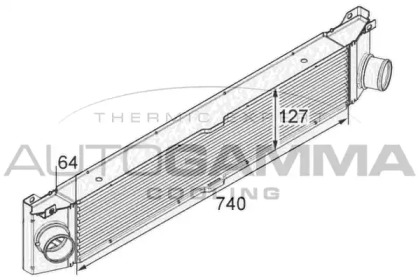 Теплообменник AUTOGAMMA 105141