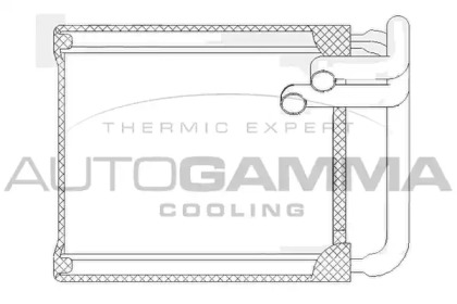 Теплообменник, отопление салона AUTOGAMMA 105147