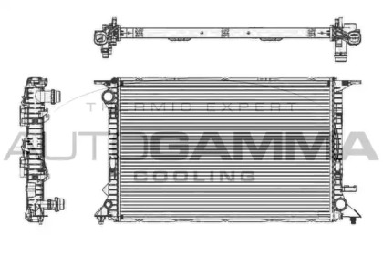 Теплообменник AUTOGAMMA 105158