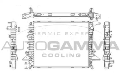 Теплообменник AUTOGAMMA 105212
