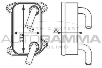 Теплообменник AUTOGAMMA 105229