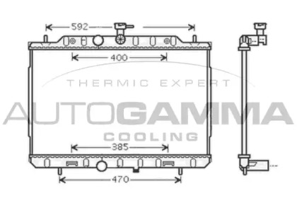 Теплообменник AUTOGAMMA 105265