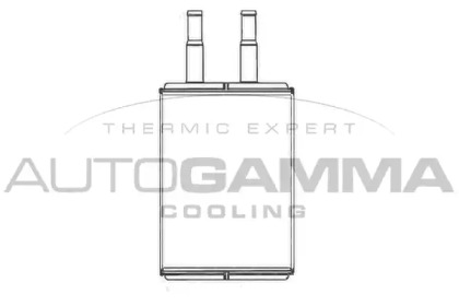 Теплообменник, отопление салона AUTOGAMMA 105272