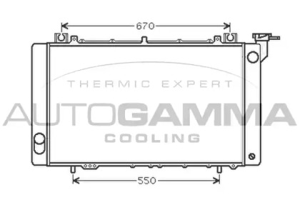 Теплообменник AUTOGAMMA 105305