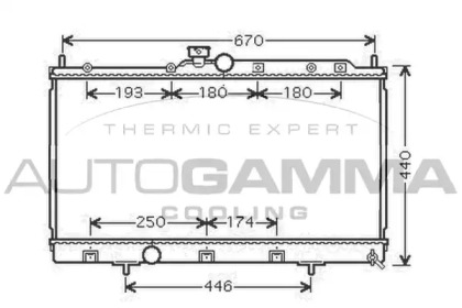 Теплообменник AUTOGAMMA 105316