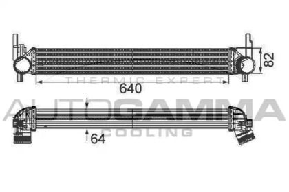 Теплообменник AUTOGAMMA 105364