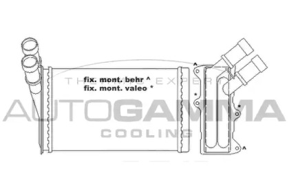 Теплообменник AUTOGAMMA 105427