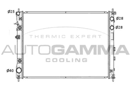 Теплообменник AUTOGAMMA 105652