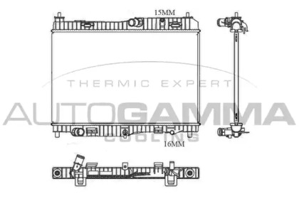 Теплообменник AUTOGAMMA 105685