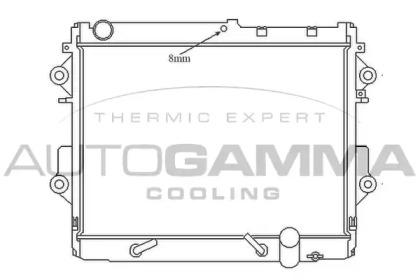 Теплообменник AUTOGAMMA 105700