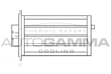 Теплообменник, отопление салона AUTOGAMMA 105744
