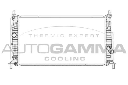 Радиатор, охлаждение двигателя AUTOGAMMA 105754