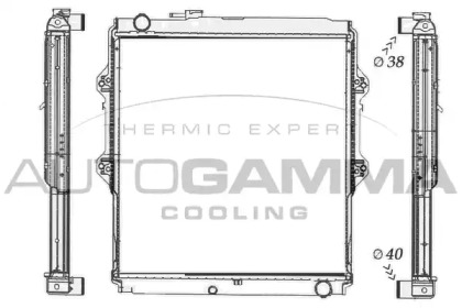 Теплообменник AUTOGAMMA 105779