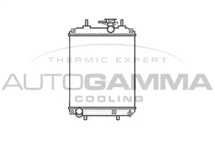 Радиатор, охлаждение двигателя AUTOGAMMA 105790