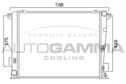 Теплообменник AUTOGAMMA 105799