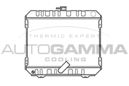 Радиатор, охлаждение двигателя AUTOGAMMA 105818
