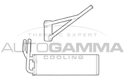 Теплообменник, отопление салона AUTOGAMMA 105893