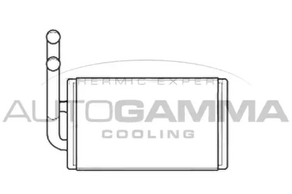 Теплообменник, отопление салона AUTOGAMMA 105925