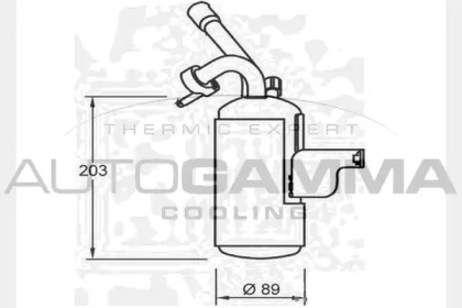 Осушитель AUTOGAMMA 106387