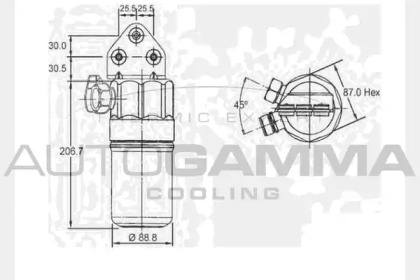 Осушитель AUTOGAMMA 106401