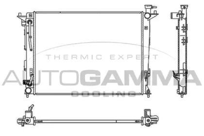 Теплообменник AUTOGAMMA 107121