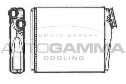 Теплообменник, отопление салона AUTOGAMMA 107277