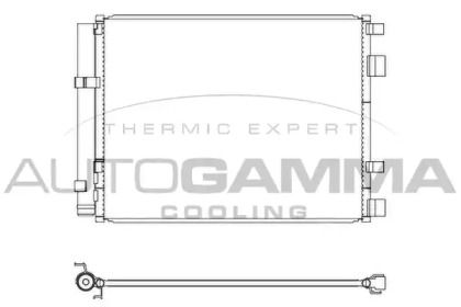 Конденсатор, кондиционер AUTOGAMMA 107344