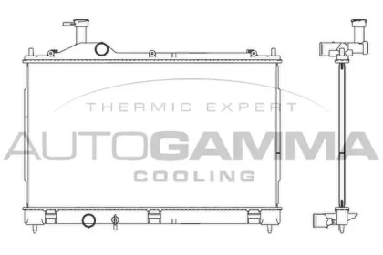 Теплообменник AUTOGAMMA 107345