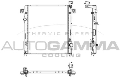 Теплообменник AUTOGAMMA 107351