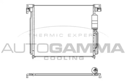 Конденсатор, кондиционер AUTOGAMMA 107431