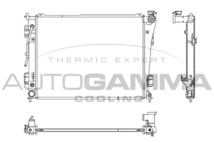 Теплообменник AUTOGAMMA 107447