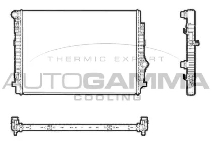 Теплообменник AUTOGAMMA 107465