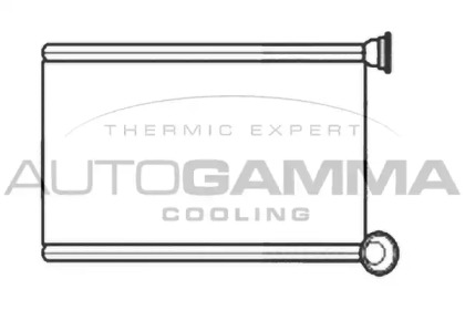 Теплообменник, отопление салона AUTOGAMMA 107466