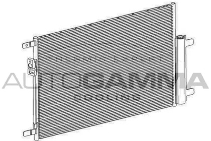 Конденсатор, кондиционер AUTOGAMMA 107524
