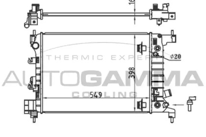 Теплообменник AUTOGAMMA 107528