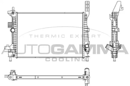 Теплообменник AUTOGAMMA 107533