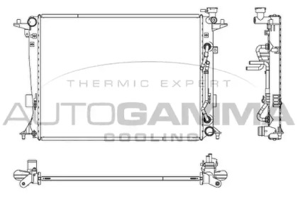 Теплообменник AUTOGAMMA 107563