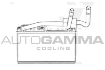 Теплообменник, отопление салона AUTOGAMMA 107586