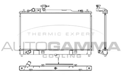 Теплообменник AUTOGAMMA 107644