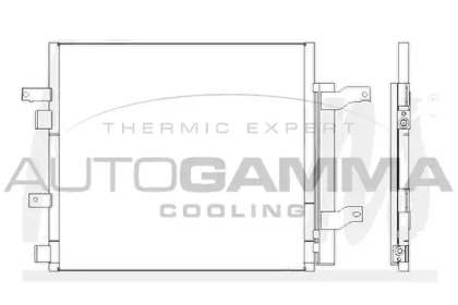 Конденсатор, кондиционер AUTOGAMMA 107659
