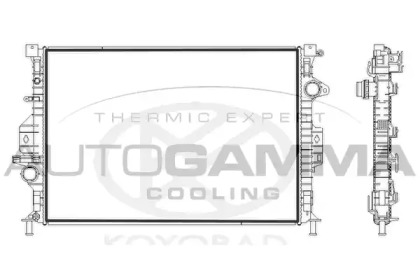 Теплообменник AUTOGAMMA 107731