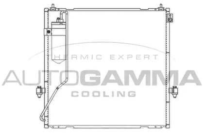 Конденсатор, кондиционер AUTOGAMMA 107786