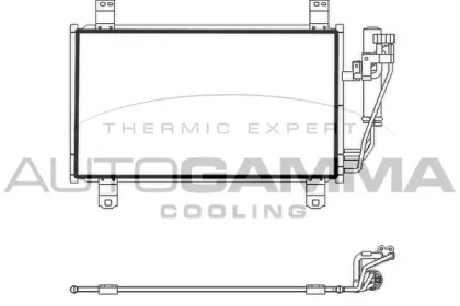 Конденсатор, кондиционер AUTOGAMMA 107788