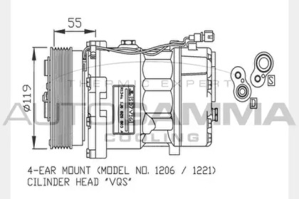 Компрессор AUTOGAMMA 108023