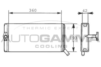 Теплообменник AUTOGAMMA 300979