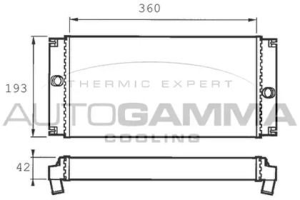 Теплообменник AUTOGAMMA 300982