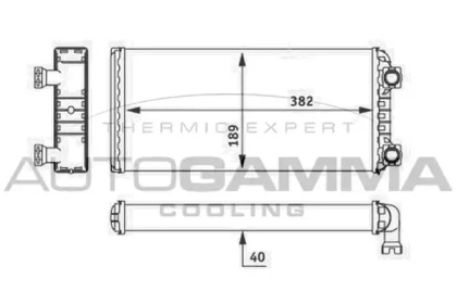Теплообменник AUTOGAMMA 304772
